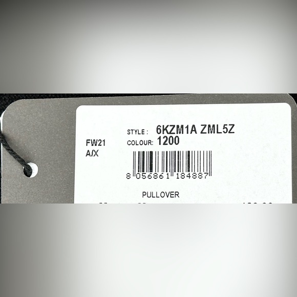 ARMANI EXCHANGE DOUBLE JERSEY SWEATSHIRT Black
Style:6KZM1A ZML5Z 1200
Pullover - Picture 6 of 7